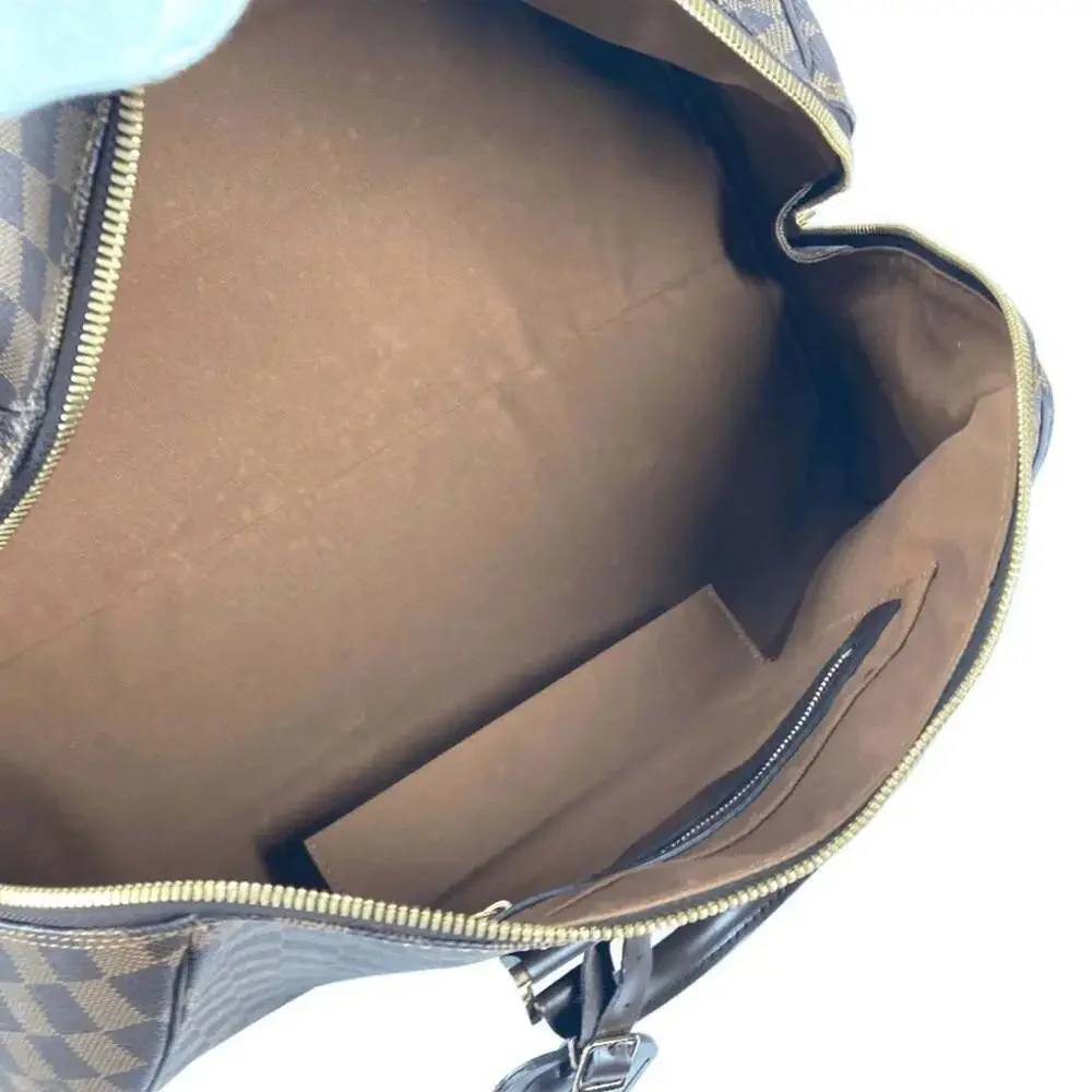 LOUIS VUITTON Brown Damier Canvas Boston Bag